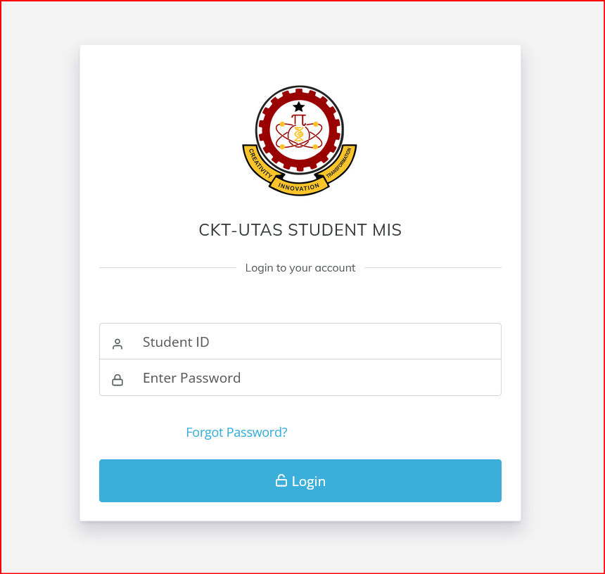 Student Portal CKTUTAS