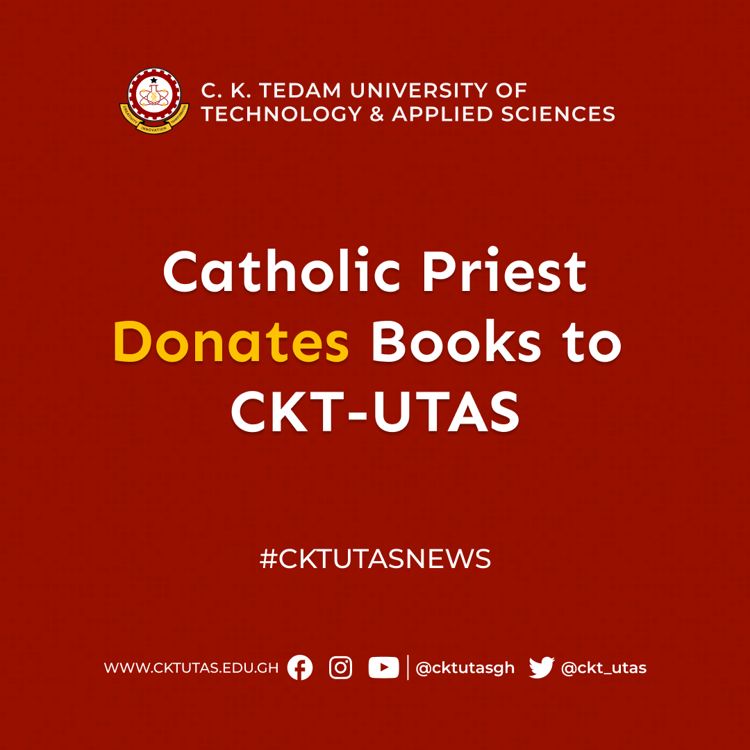 CKTUTAS Book donation BY Catholic Priest
