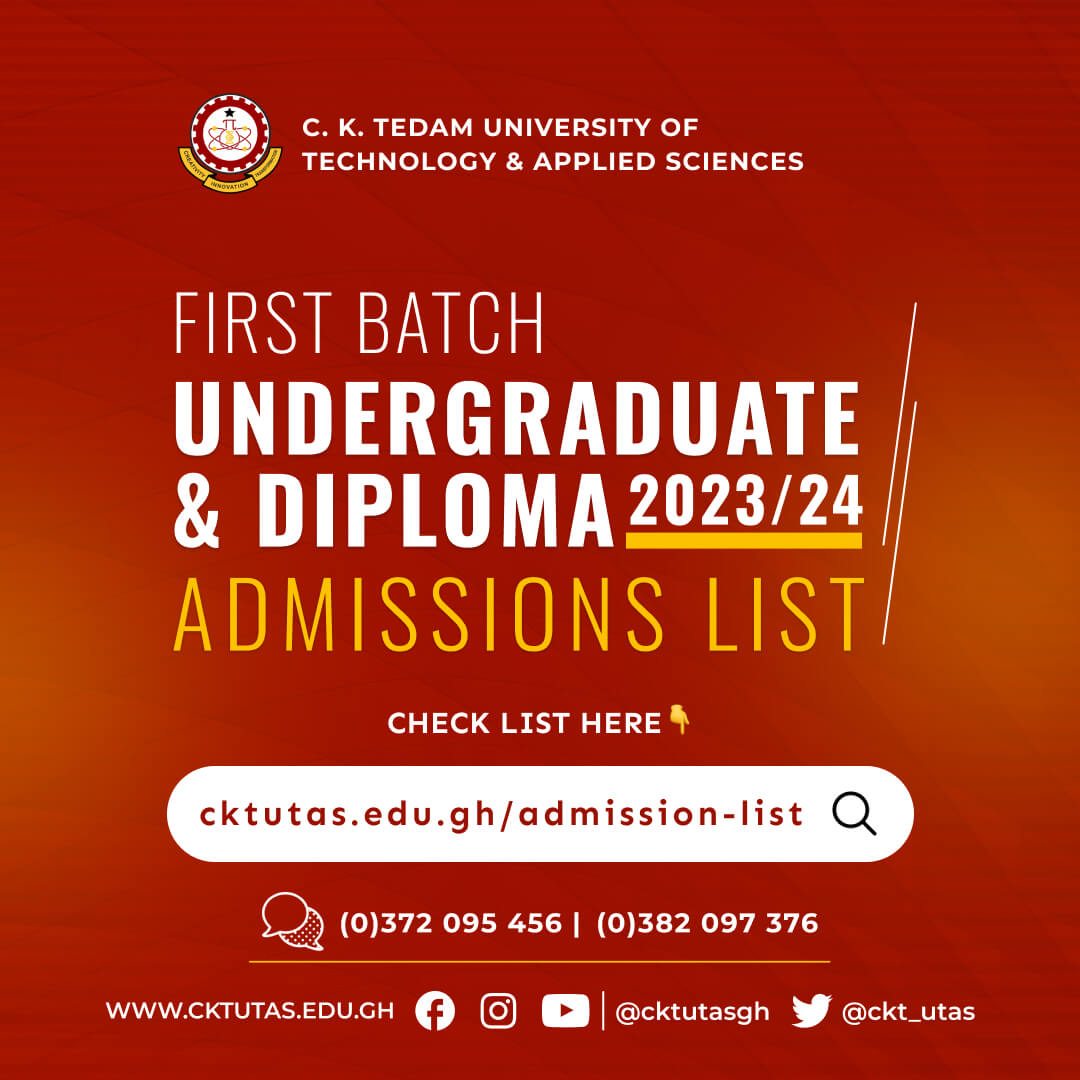 ckt-utas admissions status 2023/2024