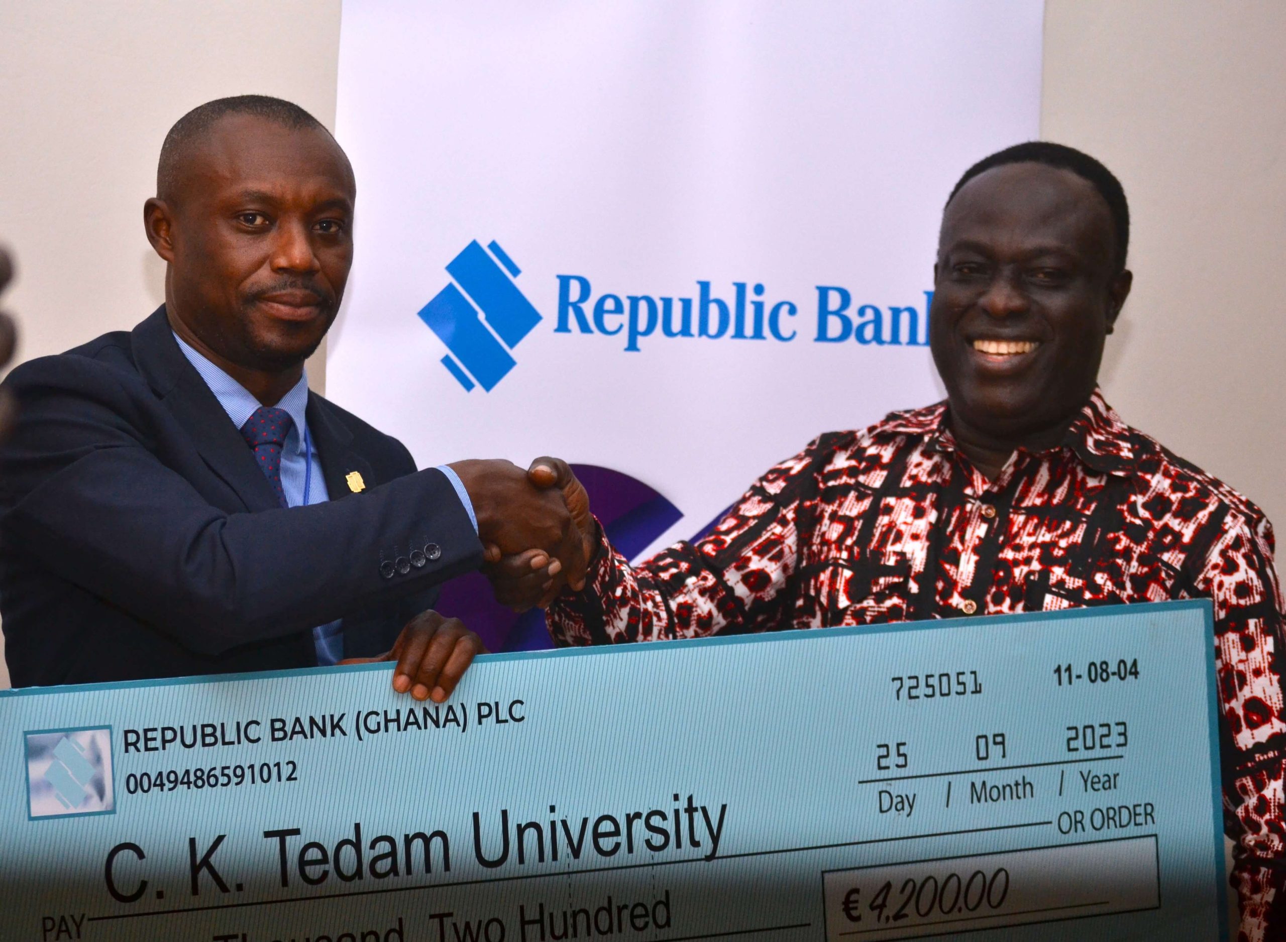 Republic Bank Donation - CKTUTAS ENACTUS