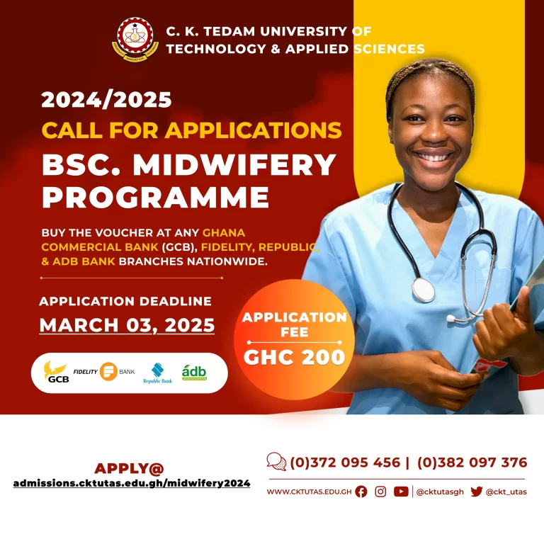 2024/2025 MIDWIFERY CALL FOR APPLICATIONS - NEW