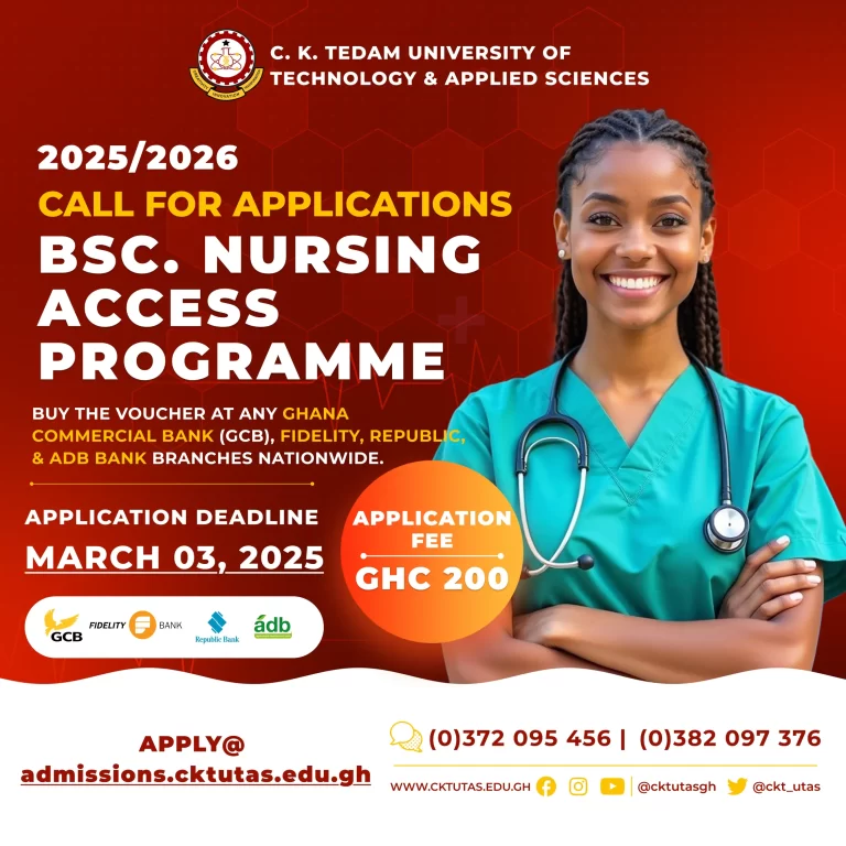 2025/2026 BSC NURSING Access Programme - CKT-UTAS